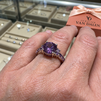 Ring Rozemarijn | Witgoud