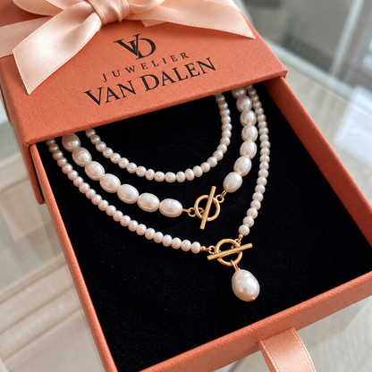 Madeliefjesketting | Goud