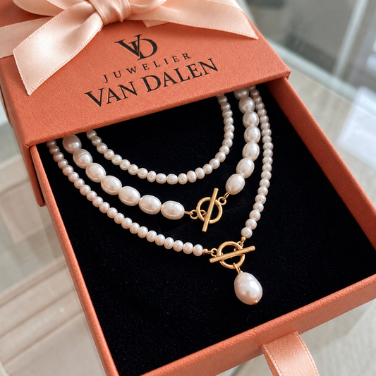 Madeliefjesketting | Goud