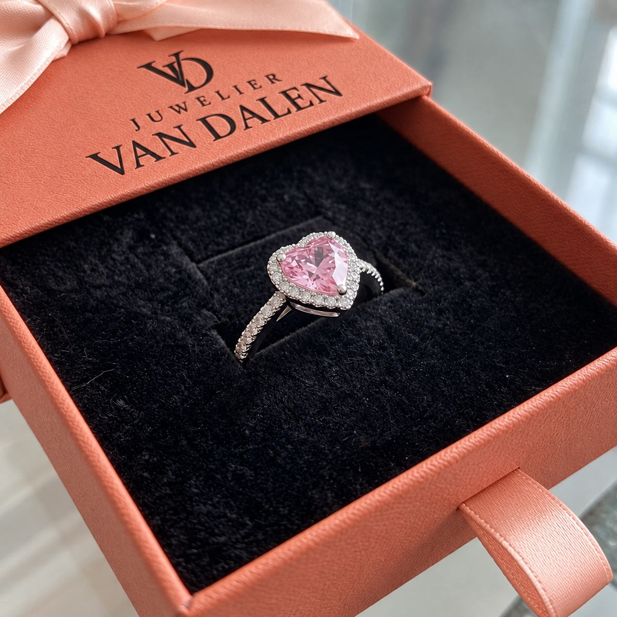 Hartring Roze Kus | Witgoud