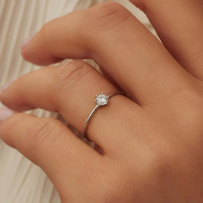 Ring Abella Maris in wit goud