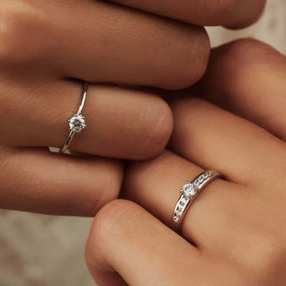 Ring Abella Maris in wit goud