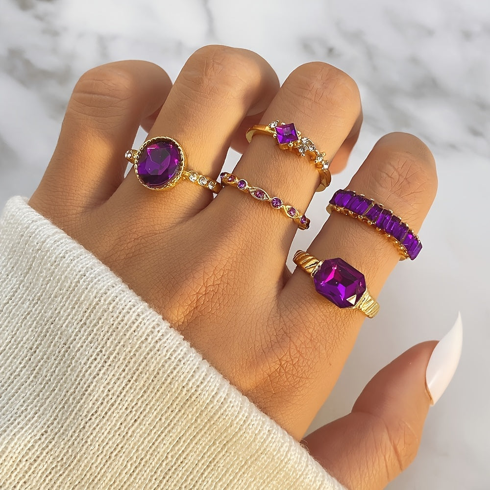 Amethist ring in goud