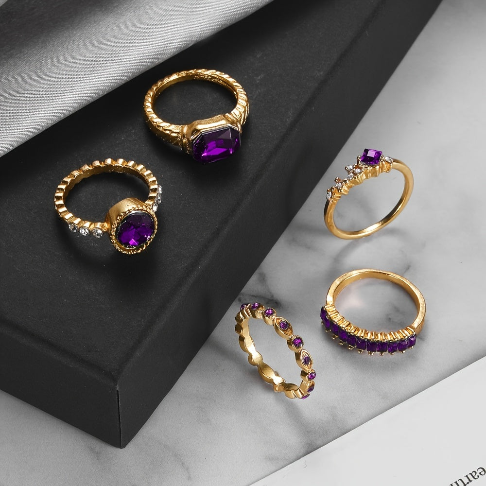 Amethist ring in goud