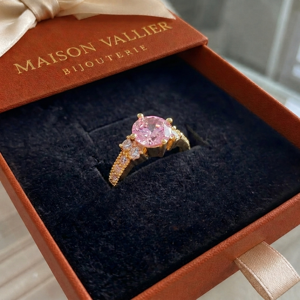 Ring Célia Rosette in wit goud