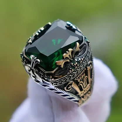 Ring Clara Émerin in tweekleurig goud