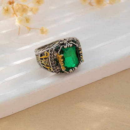 Ring Clara Émerin in tweekleurig goud