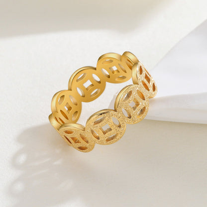 Klassieke ring Ella in goud