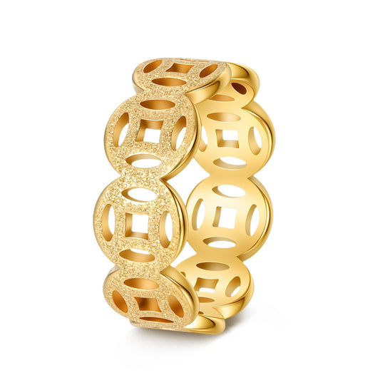 Klassieke ring Ella in goud