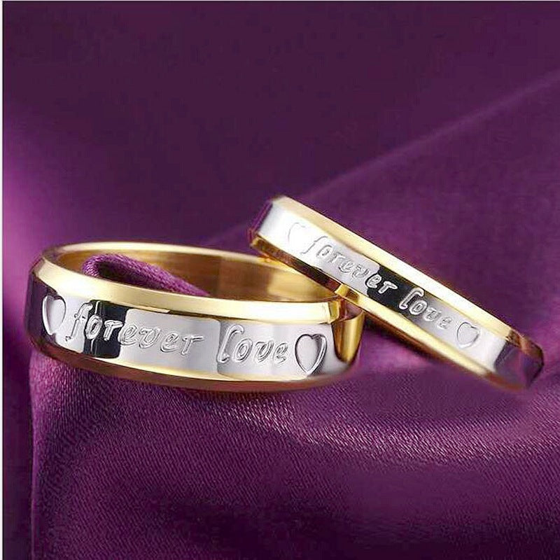 Koppelring Eeuwige Liefde in goud