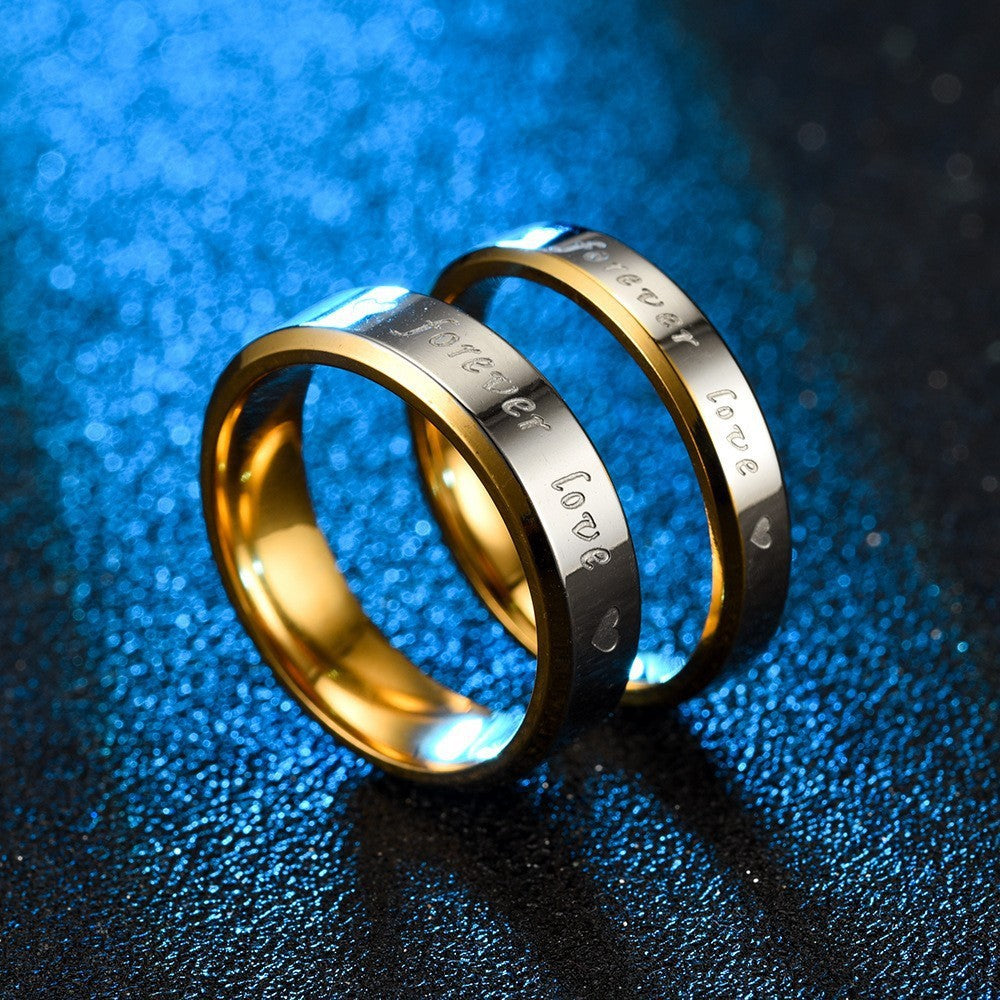 Koppelring Eeuwige Liefde in goud