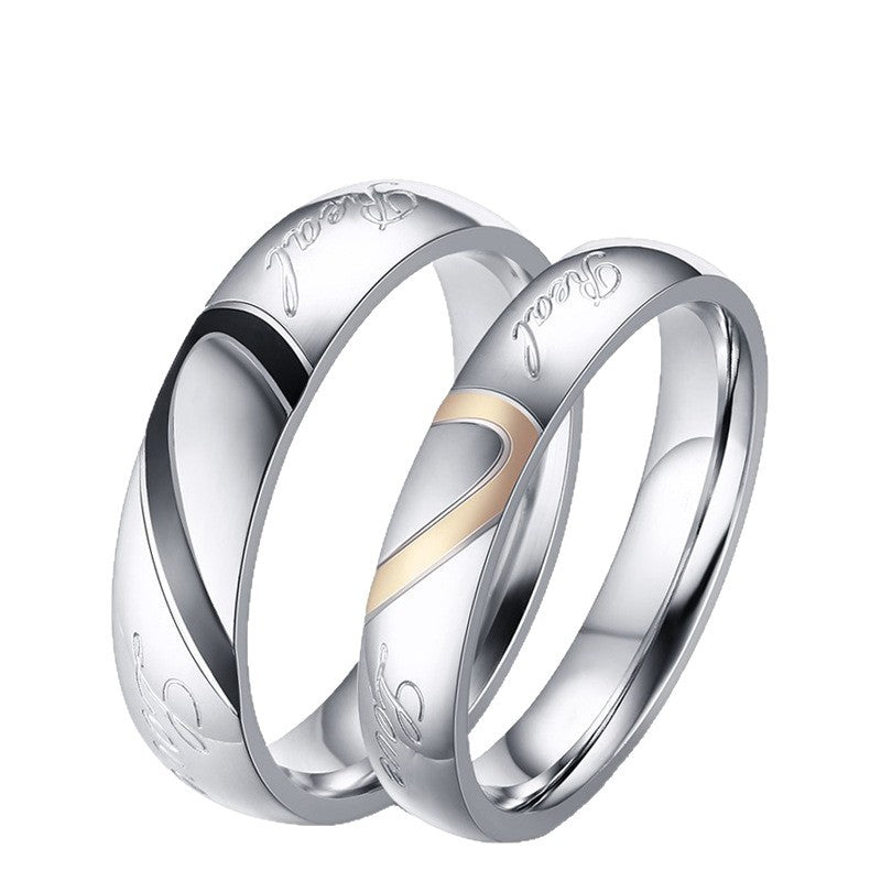 Koppelring Eeuwig in wit goud