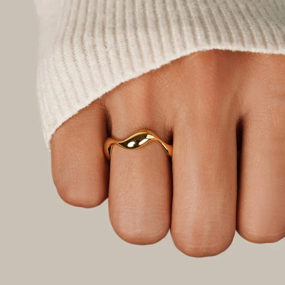 Ring Élyra Flow in goud
