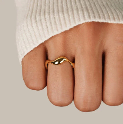 Ring Élyra Flow in goud
