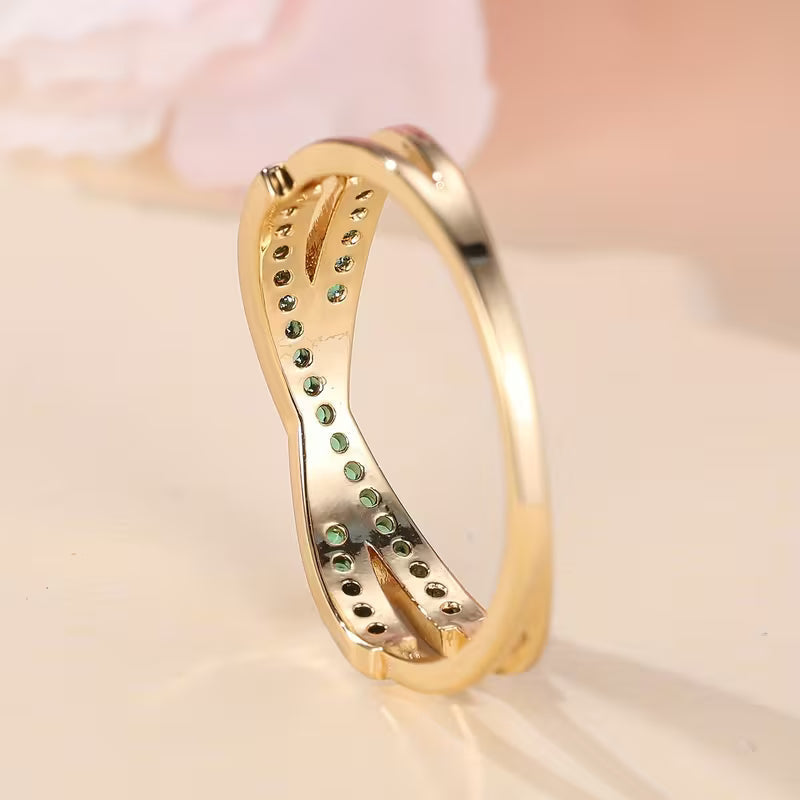 Smaragdring in goud