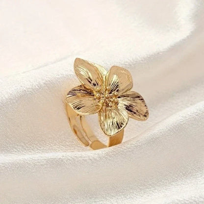 Ring Dageraadbloem | Goud