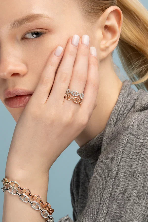 Ring Isaline Marina in wit goud