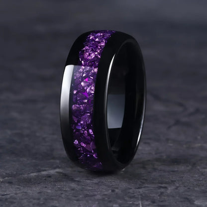 Amethistring Joanna | Goud