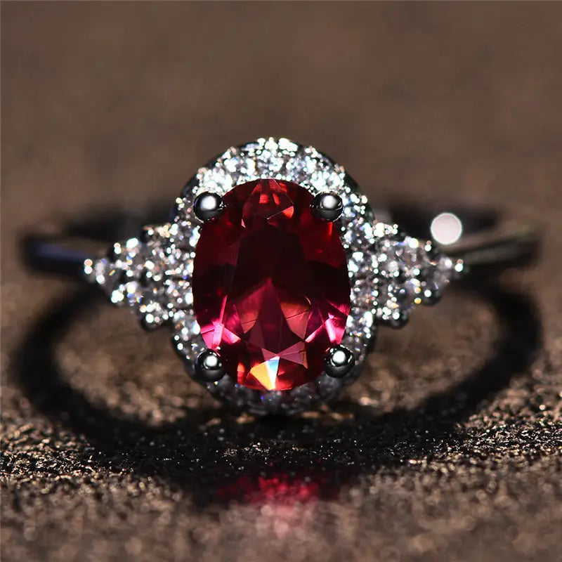 Ring Kirelle Ambrelaine in wit goud