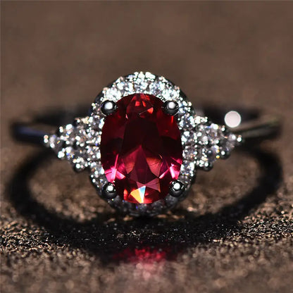 Ring Kirelle Ambrelaine in wit goud