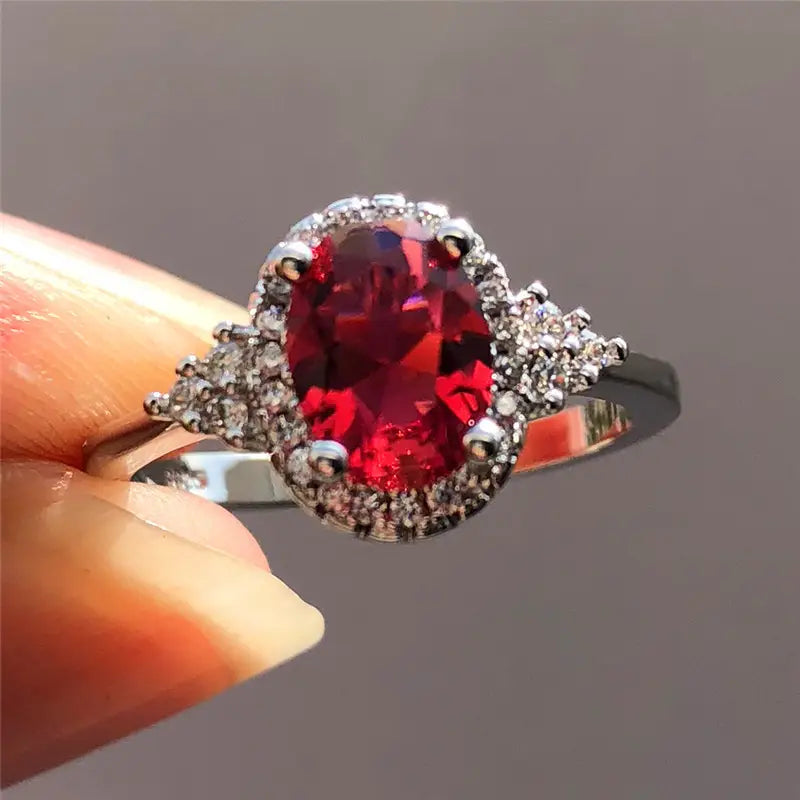 Ring Kirelle Ambrelaine in wit goud