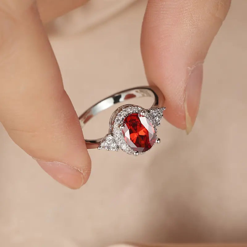 Ring Kirelle Ambrelaine in wit goud