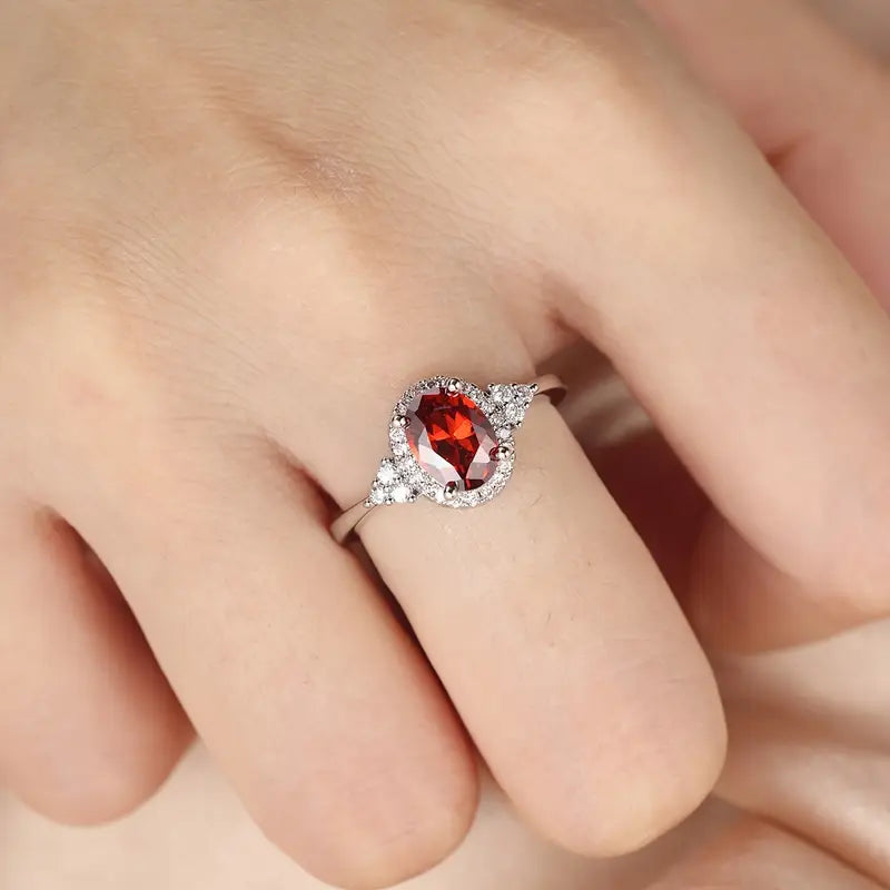 Ring Kirelle Ambrelaine in wit goud