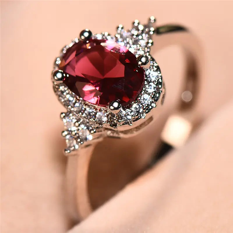 Ring Kirelle Ambrelaine in wit goud
