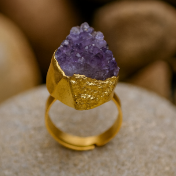 Amethist ring Lara in goud