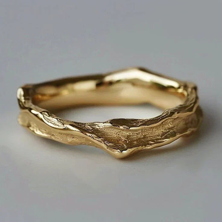 Retro sierring in goud