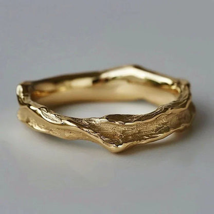 Retro sierring in goud