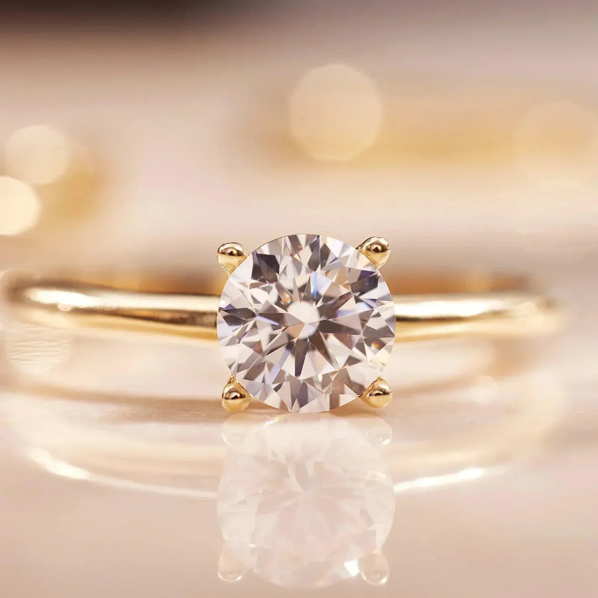 Ring Savaya Strand in wit goud