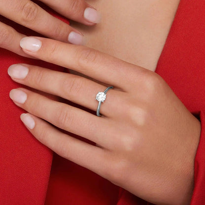 Ring Savaya Strand in wit goud