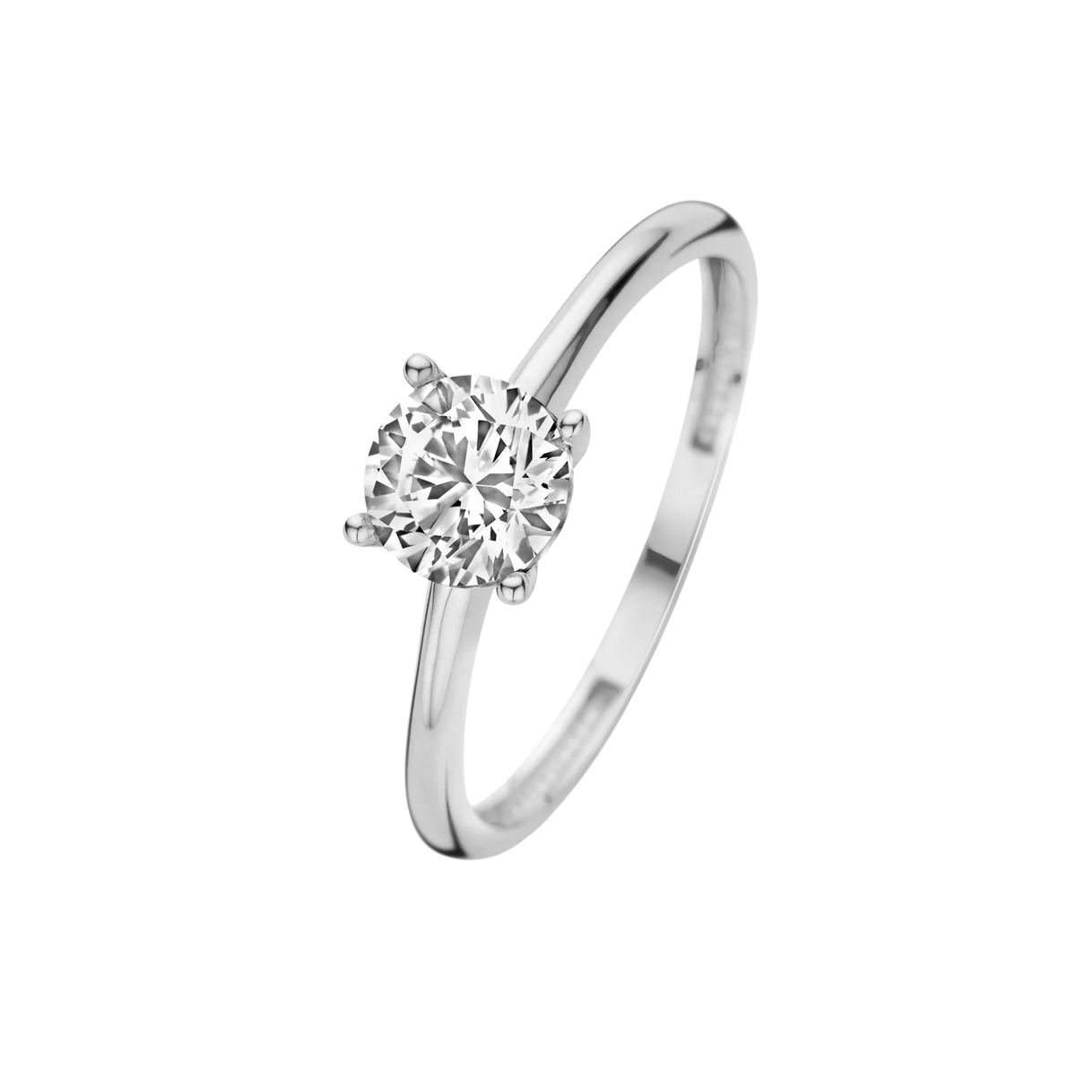 Ring Savaya Strand in wit goud