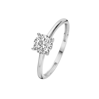 Ring Savaya Strand in wit goud