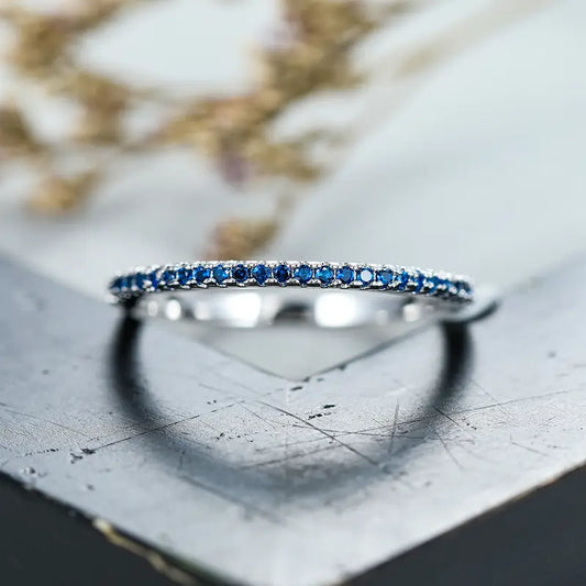 Ring Soraya Azurine in wit goud