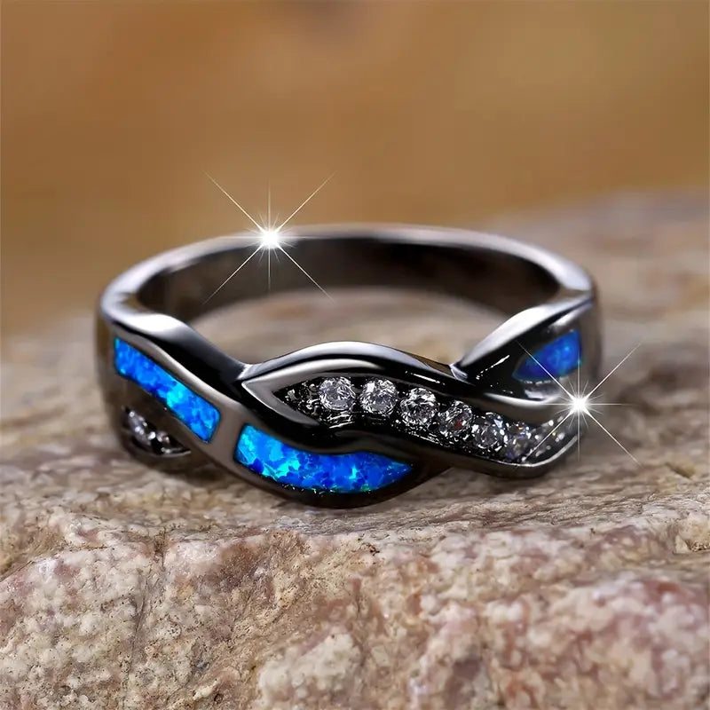 Ring Thessia Lunebray in wit goud