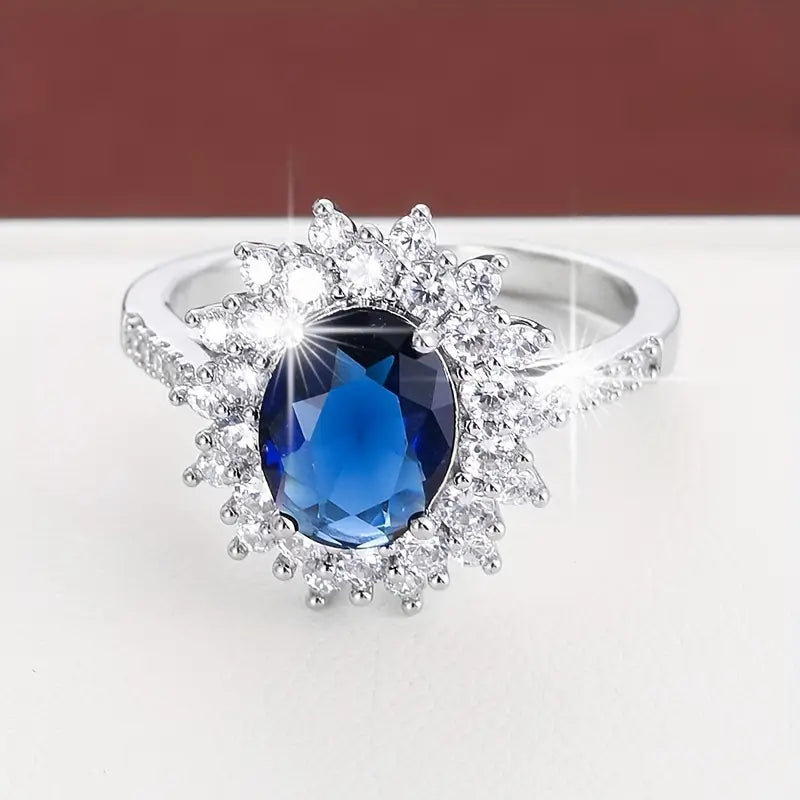 Saffierring Jorien | Witgoud