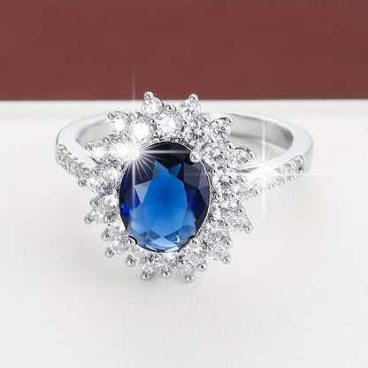 Saffierring Jorien | Witgoud