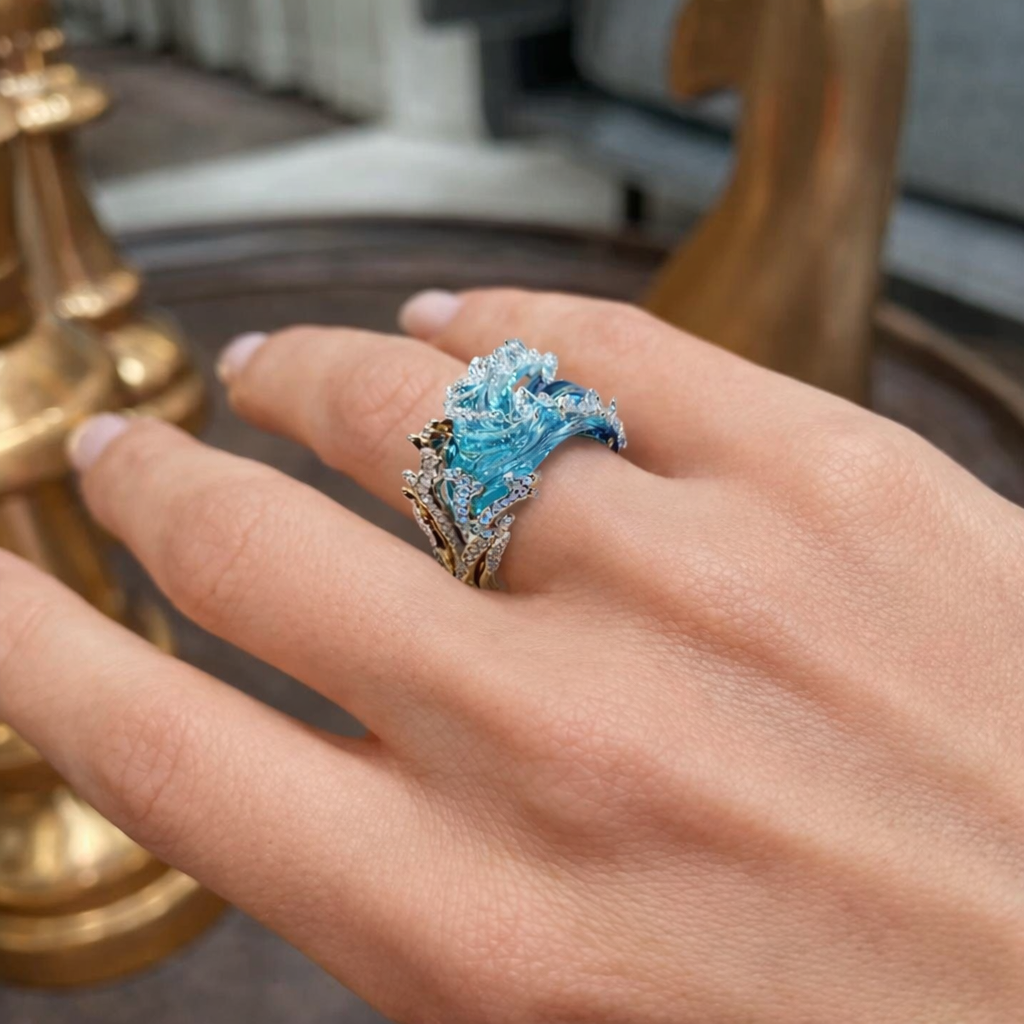 Ring Belofte van de Oceaan in goud