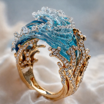 Ring Belofte van de Oceaan in goud