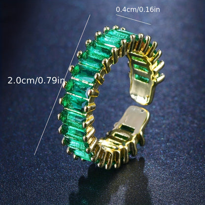 Ring met smaragd in goud