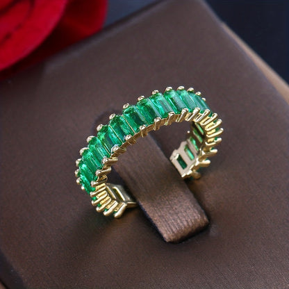 Ring met smaragd in goud