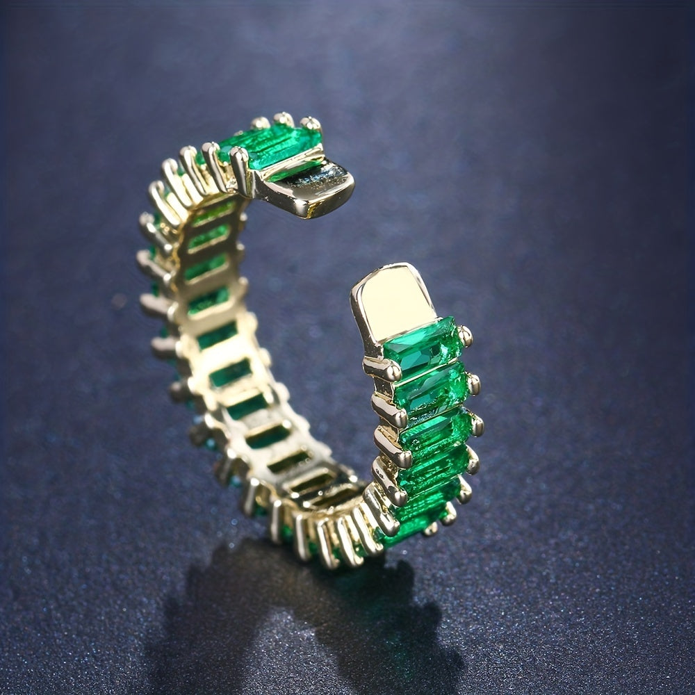 Ring met smaragd in goud