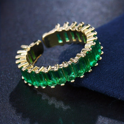 Ring met smaragd in goud