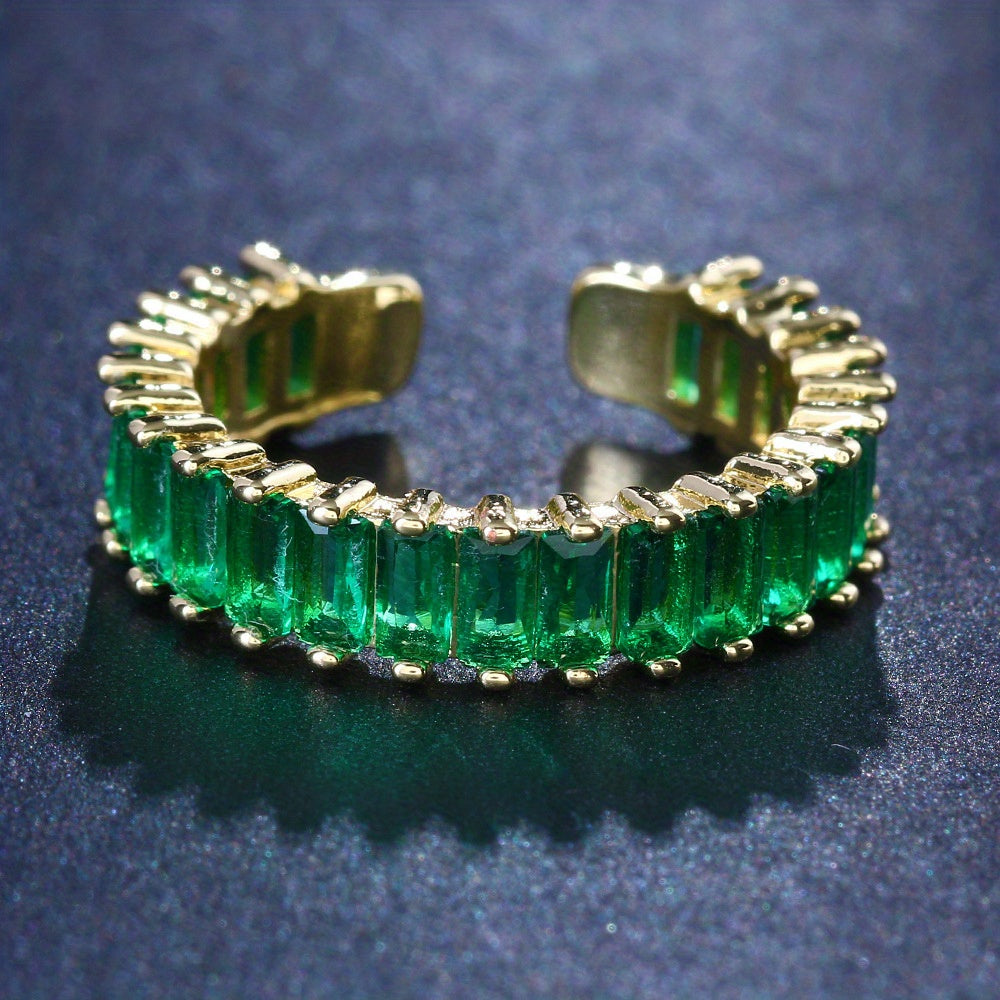 Ring met smaragd in goud