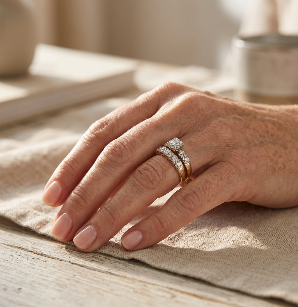 Tijdloze ring in goud