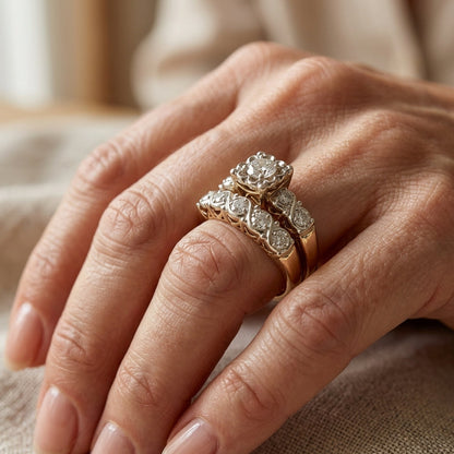Tijdloze ring in goud