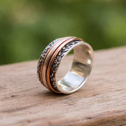 Klassieke retro ring in goud