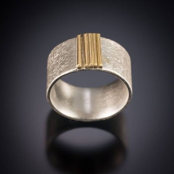 Retro filigraanring in goud